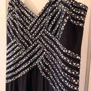 Joseph Ribkoff Black and White Dress